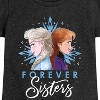 Girls' - Frozen 2 - Elsa and Anna Forever Sisters Fitted Short Sleeve Graphic T-Shirt - 2 of 4