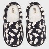 dluxe by dearfoams Kids Glow in Dark Clog Ghost Slippers - Black - 2 of 4