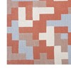 Modway Andela Interlocking Block Mosaic 5x8 Area Rug - Multicolored Coral and Light Blue,  100% Polyester Microfiber ,  Tight Low Pile Weave - 3 of 4