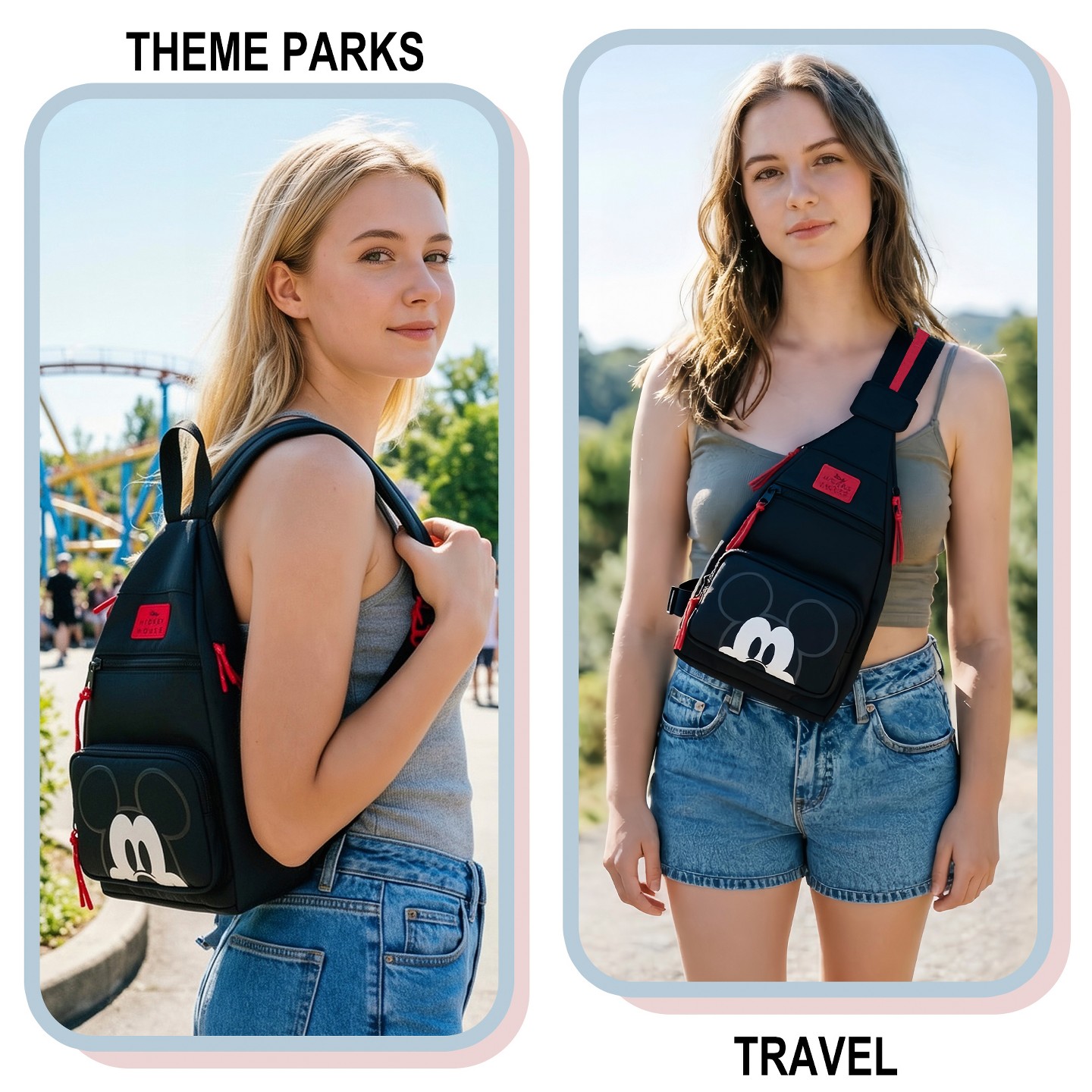 Сумка Disney Mickey Mouse Classic Adult Sling With Convertible Strap — фото 5