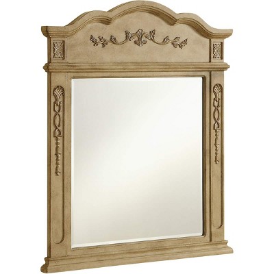 Elegant Lighting Danville 32 In. Traditional Mirror In Antique Beige