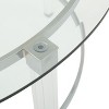 CAVINAS Coffee Tables for Living Room Clear Tempered Glass Rectangle Coffee Table for Apartments Offices - 4 of 4