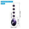 Unique Bargains Crystal Pendants Teardrop Beads for DIY Lamp Arts Crafts Decoration 6 Pcs - 2 of 4