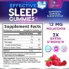 Sleep Gummies with Melatonin Sleep Gummy - 12 mg Melatonin, Natural Melatonin Gummy, Occasional Sleep Support - 60 Gummies By Nature's Nutrition - 2 of 4