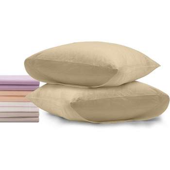 Superity Linen King Pillow Cases - 2 Pack - 100% Premium Cotton - Envelope Enclosure