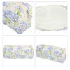 Unique Bargains Durable Small Quilted Makeup Bag 2 Pcs - 4 of 4
