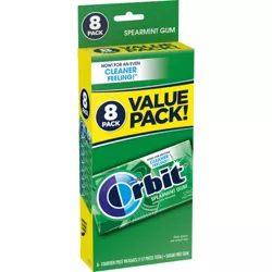 Orbit Spearmint Sugar Free Chewing Gum Bulk Pack- 14ct