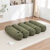 Adjustable Floor Sofa Upholstered Lazy Sofa Sleeper Sofa Bed Chaise Lounge Leisure Chair, Adjustable Straps for Versatile Configurations - ModernLuxe - 4 of 4
