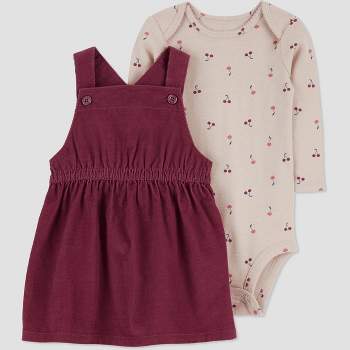 Carter's Just One You®️ Baby Girls' Cherry Top & Skirtall Set - Purple