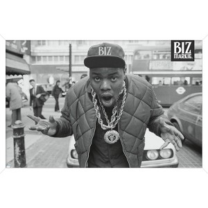 Trends International Biz Markie - London Street Framed Wall Poster Prints White Framed Version 22.375" x 34" - 1 of 4