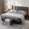 Nasitip Bed Frame with Headboard Adjustable, Modern Linen Upholstered Platform Bed Frame with Wooden Slat Support, No Box Spring Needed - 4 of 4