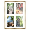 PosterPalooza | Metallic Gold Bronze Finish Collage Frame - White Mat, 20 Frame Sizes, UV Acrylic - 4 of 4