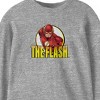 DC Comics The Flash Youth Boys Athletic Heather Gray Long Sleeve Shirt - 2 of 3