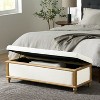 GDFStudio Shanter French Country Fabric Upholstered Storage Ottoman Bench - 3 of 4