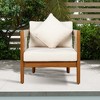 Hrinhom 27.6"W Patio Accent Chair,Outdoor Lounge Chair With Cushion - 2 of 4