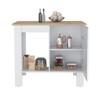 Kitchen Island with Single Door Cabinet and Shelf - 4 of 4