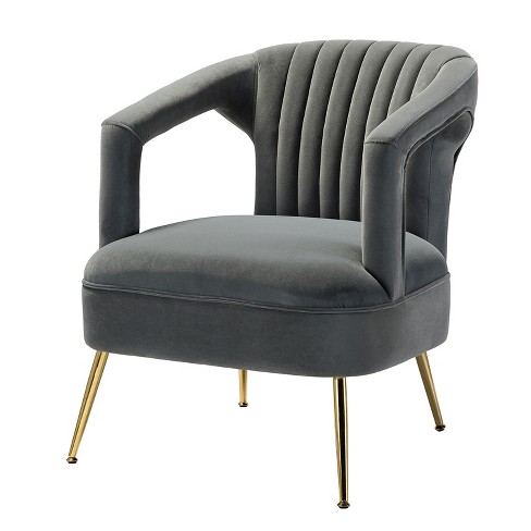 Alisa velvet accent deals chair