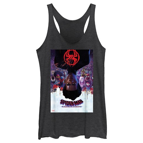 Women's Spider-Man: Across the Spider-Verse Miles Morales Movie Poster Racerback Tank Top - image 1 of 4