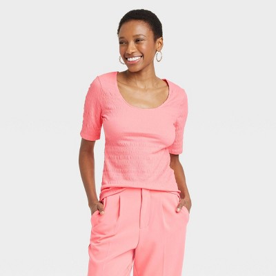 Pink t clearance shirts for women