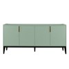 Whisen Modern Wood Sideboard with Adjustable Shelf and 4 Door - 4 of 4