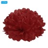 Unique Bargains Decorative Reusable Party Wedding Tissue Pom Poms Flowers 5 Pcs - 3 of 4