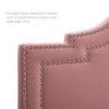 Modway Lucia Full/Queen Headboard – Dusty Rose Velvet with Nailhead Trim Detail - 2 of 4