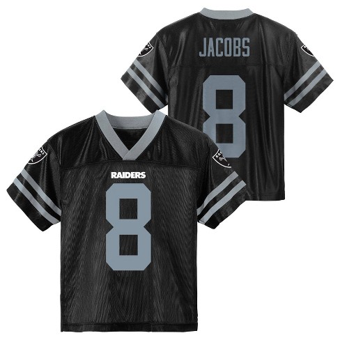 Nfl Las Vegas Raiders Toddler Boys' Short Sleeve Jacobs Jersey : Target
