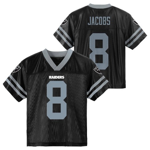 Nfl Las Vegas Raiders Toddler Boys' Short Sleeve Jacobs Jersey - 4t : Target