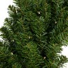 Northlight 30" Prelit LED Battery Operated Canadian Pine Artificial Christmas Wreath - Clear Lights - 4 of 4