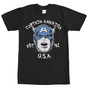 Men's Marvel Captain America Est 1941 T-Shirt - 1 of 4