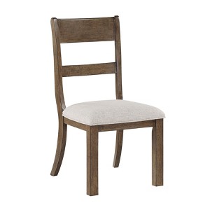 PAGED Contemporary Dining Chairs Set of 2 Upholstered Kitchen Chairs with Wood Farme for Living Room, Restaurant - 1 of 4