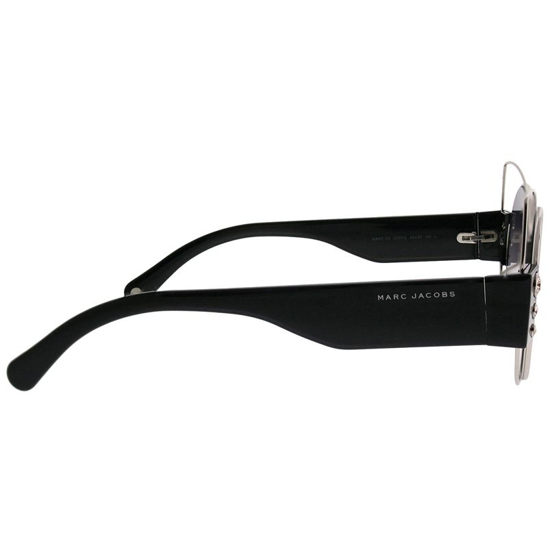 Marc Jacobs Marc 1/S U4T Womens Cat-Eye Sunglasses Silver Black 49mm, 3 of 4