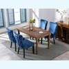 Ridstar 2 Piece Dining Chairs, Armless Chair For Dining Room-Blue - 4 of 4