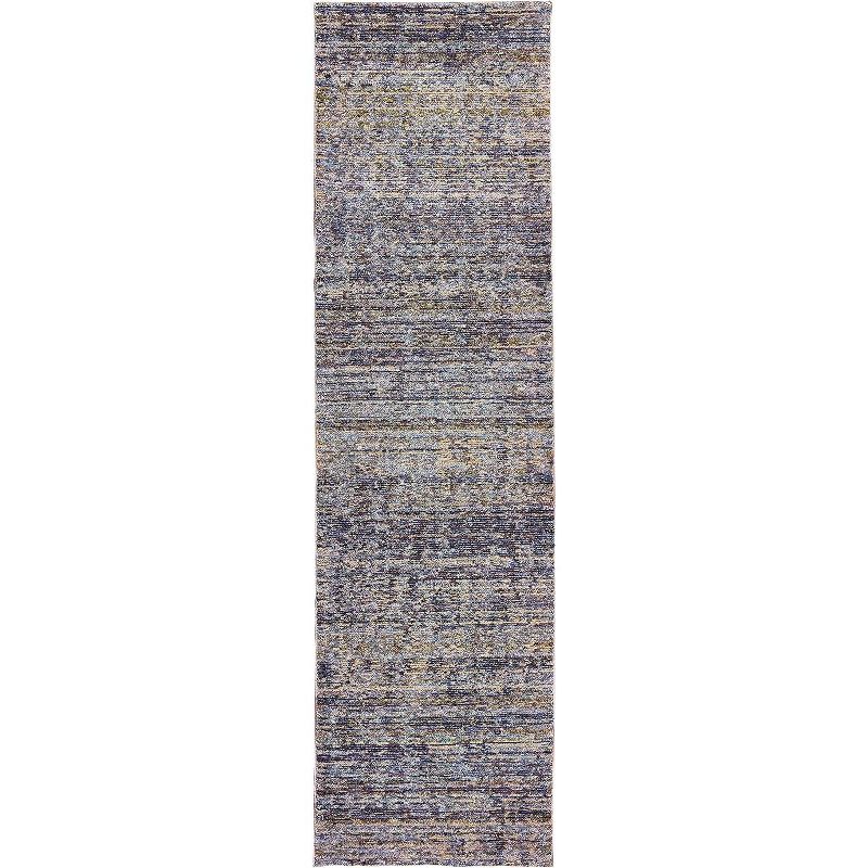 Oriental Weavers Atlas Area Rug, 2' x 8', Purple/Grey, 1 of 2