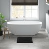 MAYEERTY Black Cotton Brown Bath Rug for Bathroom - 2 of 4