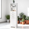 68.3-Inch Tall Storage Cabinet with 3 Drawers, Adjustable Shelf & Enclosed Cabinet – Freestanding Organizer - 4 of 4