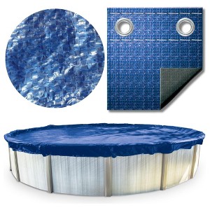 Swimline Hydrotools Supreme Guard Winter Cover, 18'x34' Above Ground Oval Pools - 1 of 4