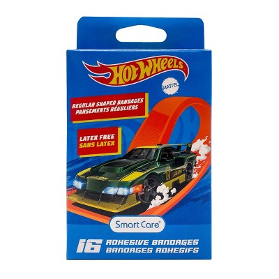 16ct Smart Care Bandage Hotwheel