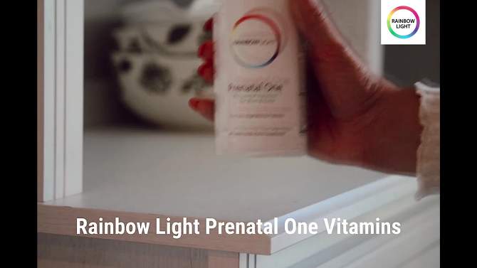 Rainbow Light Prenatal One Plus Superfoods & Probiotics Multivitamin Tablets - 45ct, 2 of 10, play video