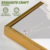 Beautyolove 20 in. W x 30 in. H Arched Gold Aluminum Alloy Framed Wall Mirror Decorative Wall Mirror - 4 of 4