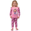 Toddler Girl's Cartoon Character Tight Fit Sleepwear Pajama Set - image 2 of 4