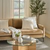 Mina Victory Lifestyles Wavy Solid Indoor Ivory 18" x 18" Set of 2 Throw Pillows - 2 of 4