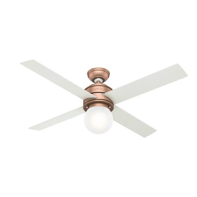 52" Hepburn Ceiling Fan with Wall Control (Includes LED Light Bulb) - Hunter Fan