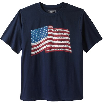 Liberty Blues by KingSize Men's Big & Tall Americana Screen Tee