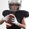 Franklin Sports Grip-Rite 100 Deflated Rubber Junior Football with Pump 6pk - Brown - 4 of 4