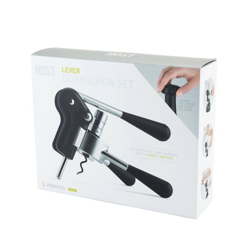 Lever Corkscrew Set by HOST, 6 of 13