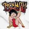 Betty Boop Royalty Paint Drip Cartoon Womens Graphic T Shirt Tees Brisco Brands - 2 of 4