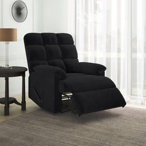 Microfiber Wall Hugger Side Lever Recliner - Prolounger - 1 of 4