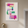 Art Remedy Dreaming of a dream Geometric Modern Color Block Abstract Wall Art Framed - 2 of 4
