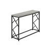 Modern Laminate Console Table with Metal X-Frame for Entryway, Living Room & Bedroom - 4 of 4